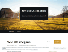 Tablet Screenshot of jungeslandleben.com
